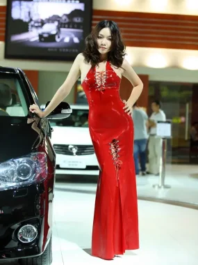 Latex Astounding Surrounding Dress