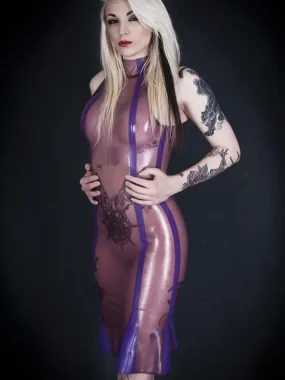 Latex Cellophane Celebration! Transparent Sleeveless Dress