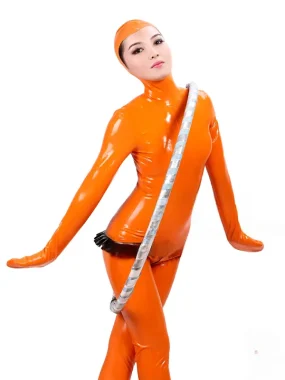 Latex Citrus Cutie Catsuit