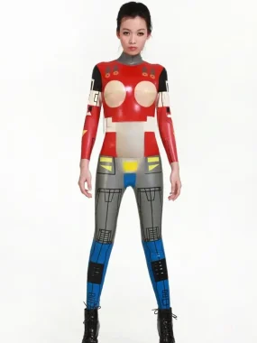 Latex Flesh and Blood Catsuit