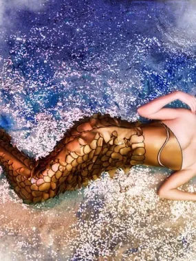 Latex Full Mermaid Dress