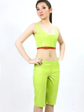 Latex Gidget 2-pce Casual Shorts & Top