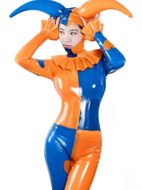 Latex Jestress Costume Suit Catsuit