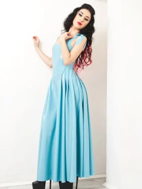 Latex Maxi-Saxy Maxi Prom Dress
