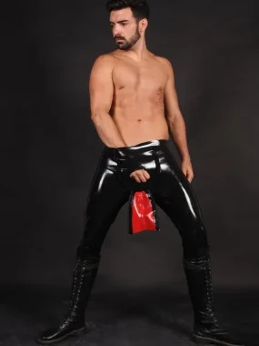 Latex Mens Codpiece Leggings