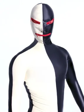 Latex Mens Same Both Ways Gimp Catsuit With Codpiece