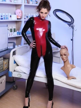 Latex "R" for Ravenous Catsuit
