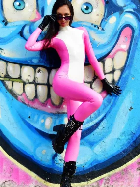Latex Rose Ranger Hero Catsuit